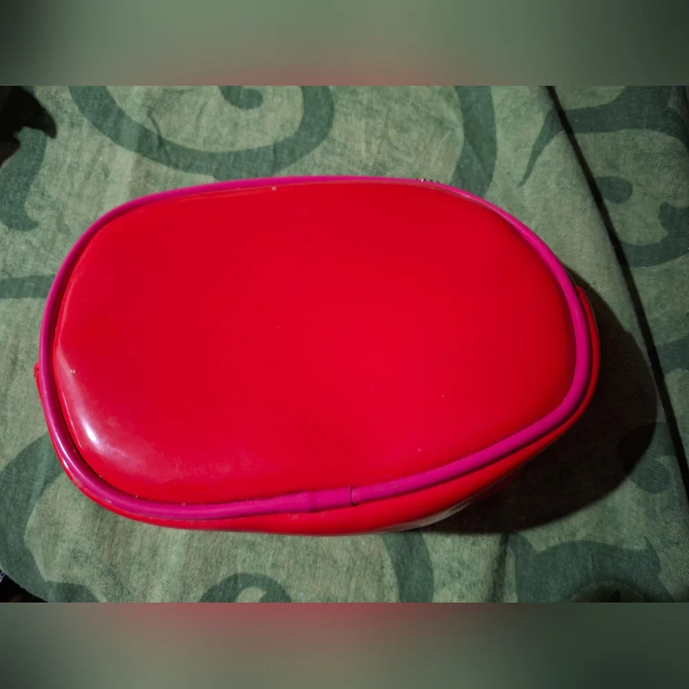 Tory Burch Bright Red Cosmetic Pouch - Picture 2 of 4